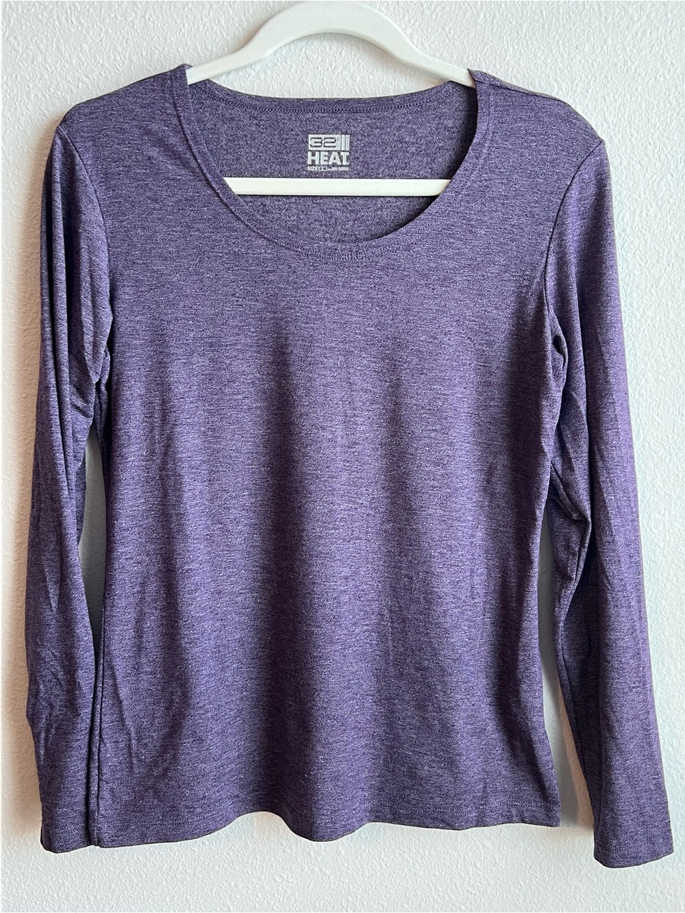 Women's Purple Long-Sleeve Scoop Neck 32° Heat Top